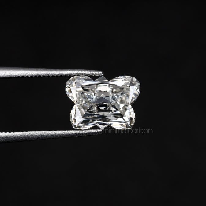 2.01 CT, 8.7 X 6.4 MM | Lab Grown Diamond | Butterfly Diamond - Minimal Carbon