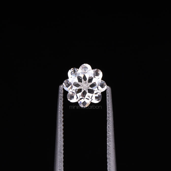 0.55 CT, 5.4 MM | Lab Grown Diamond | Unique Cut Diamond - Minimal Carbon