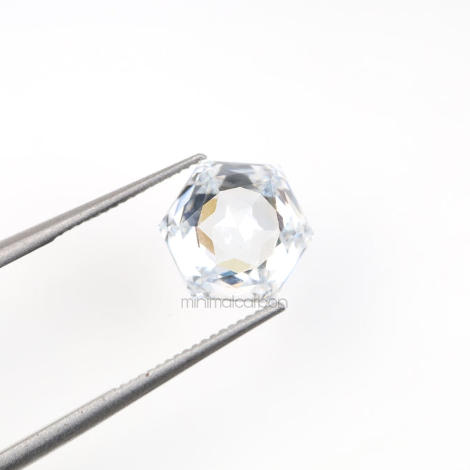 1.84 CT, 8.0 X 6.8 MM | Lab Grown Diamond | Hexagon Cut Diamond - Minimal Carbon