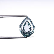 2.12 CT, 9.5 X 7.2 MM | Lab Grown Diamond | Shield Cut Diamond - Minimal Carbon