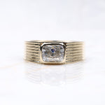 Load image into Gallery viewer, Bezel Radiant Diamond Ring
