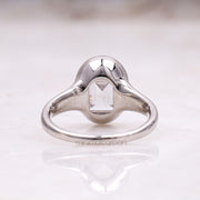 Emerald Cut Diamond Ring - Minimal Carbon