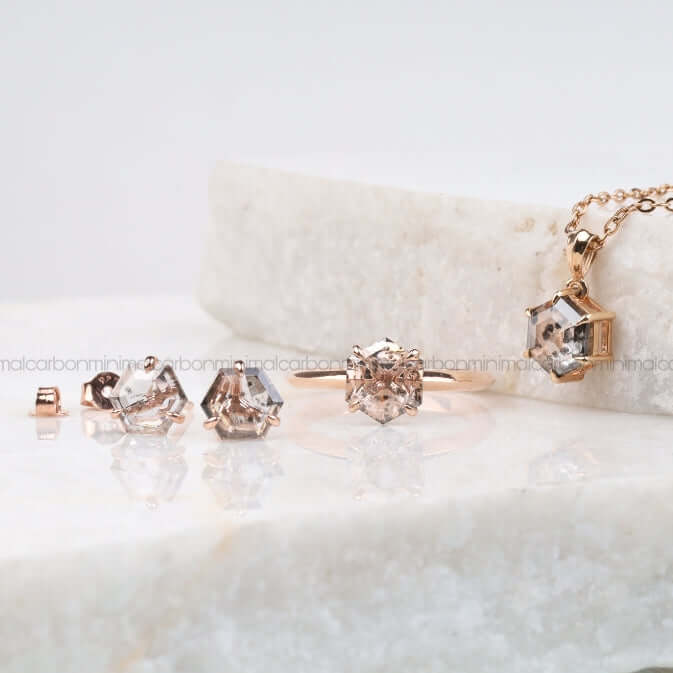 Salt and Pepper Diamond Jewelry Collection