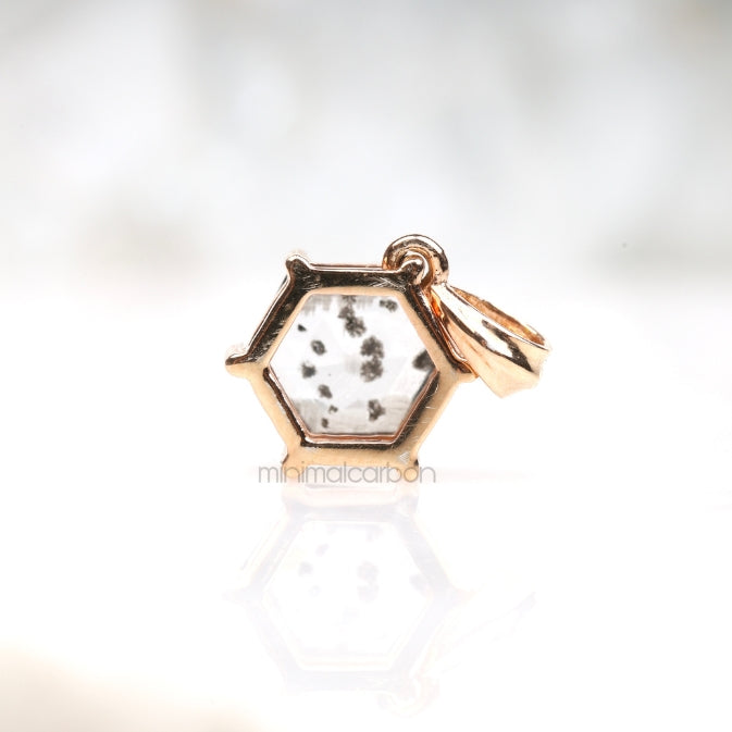 Salt And Pepper Diamond Pendant