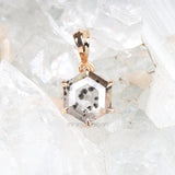Salt And Pepper Diamond Pendant