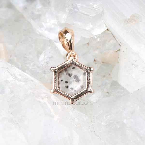 Salt And Pepper Diamond Pendant