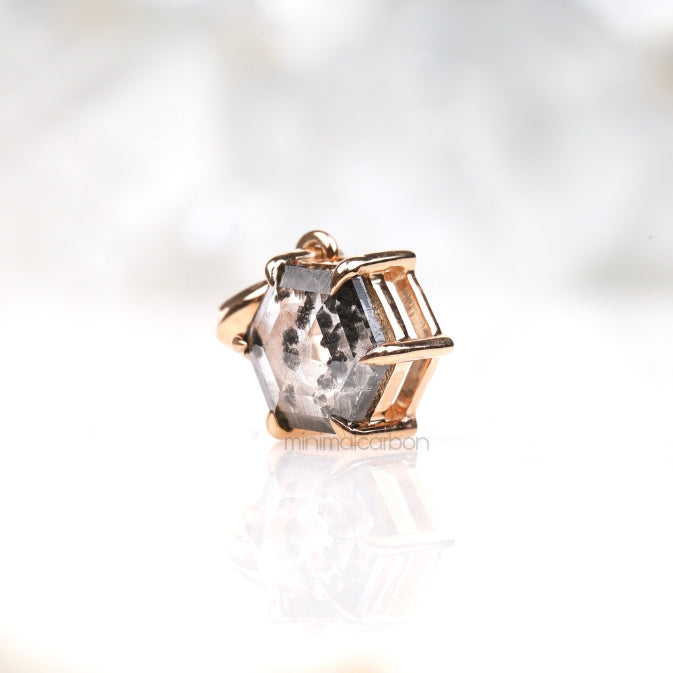 Salt And Pepper Diamond Pendant