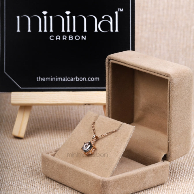 Salt And Pepper Diamond Pendant