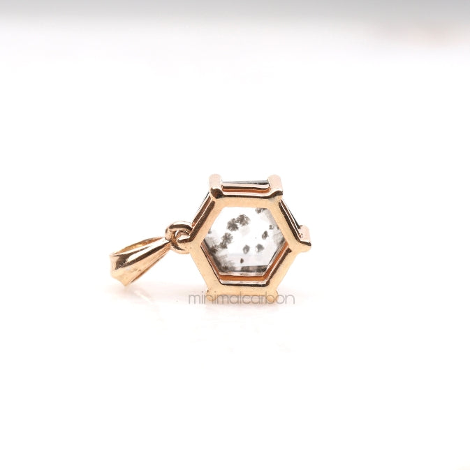 Salt And Pepper Diamond Pendant