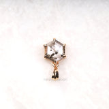 Salt And Pepper Diamond Pendant