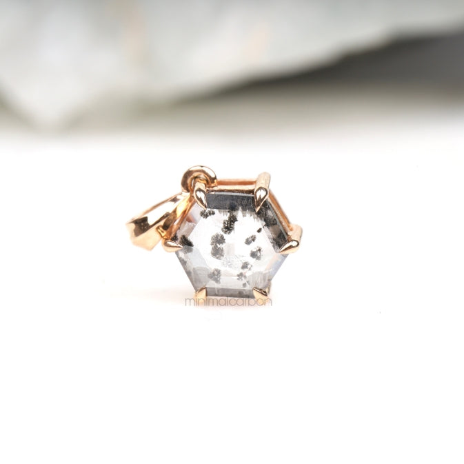 Salt And Pepper Diamond Pendant