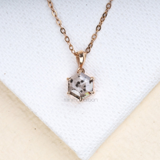 Salt And Pepper Diamond Pendant