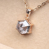 Salt And Pepper Diamond Pendant