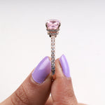 Load image into Gallery viewer, Cushion Morganite Ring
