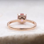 Load image into Gallery viewer, Cushion Morganite Ring
