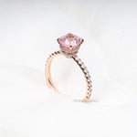 Load image into Gallery viewer, Cushion Morganite Ring
