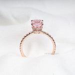 Load image into Gallery viewer, Cushion Morganite Ring
