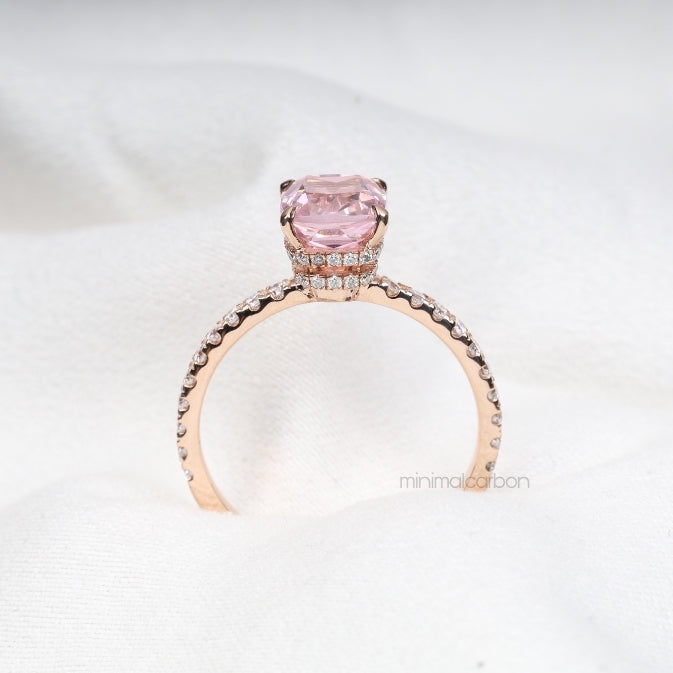 Cushion Morganite Ring