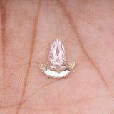 0.90 CT | Natural Diamond | Crescent Diamond & Shield Diamond Pair Set - Minimal Carbon