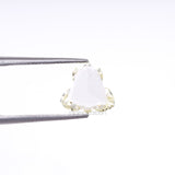 0.82 CT, 7.5 X 7.1 MM | Natural Diamond | Unique Cut Diamond - Minimal Carbon