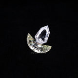0.90 CT | Natural Diamond | Crescent Diamond & Shield Diamond Pair Set - Minimal Carbon