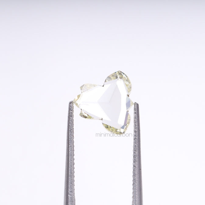 0.82 CT, 7.5 X 7.1 MM | Natural Diamond | Unique Cut Diamond - Minimal Carbon