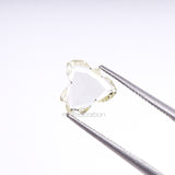 0.82 CT, 7.5 X 7.1 MM | Natural Diamond | Unique Cut Diamond - Minimal Carbon