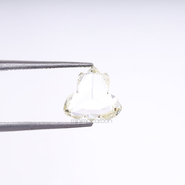0.82 CT, 7.5 X 7.1 MM | Natural Diamond | Unique Cut Diamond - Minimal Carbon
