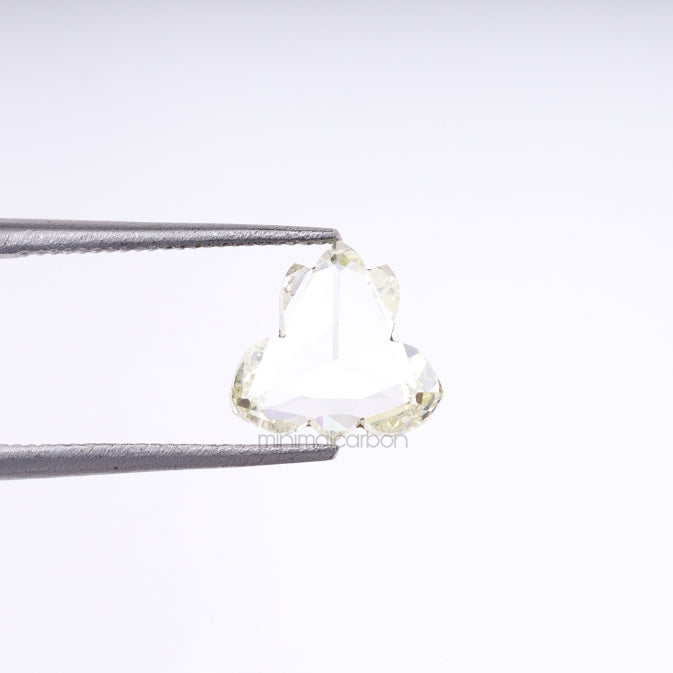 0.82 CT, 7.5 X 7.1 MM | Natural Diamond | Unique Cut Diamond - Minimal Carbon
