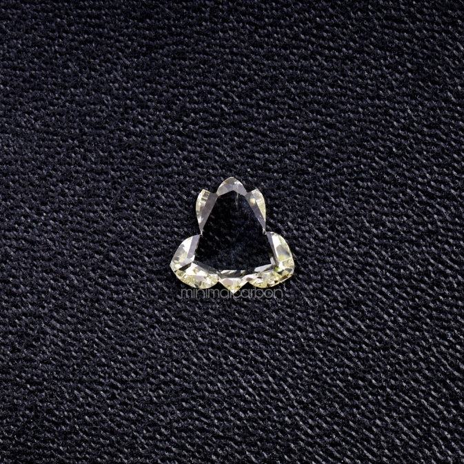 0.82 CT, 7.5 X 7.1 MM | Natural Diamond | Unique Cut Diamond - Minimal Carbon