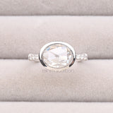 Oval Lab Diamond Ring – Elegant Ring for Women