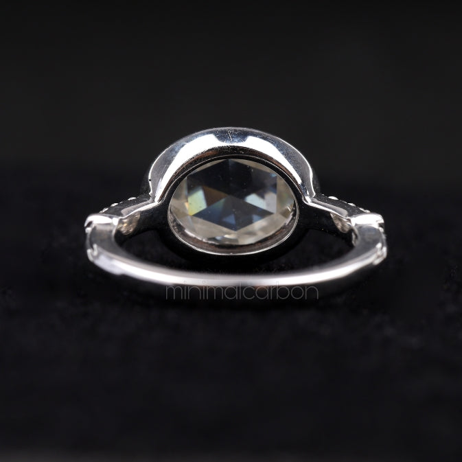 Oval Lab Diamond Ring – Elegant Ring for Women