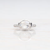 Oval Lab Diamond Ring – Elegant Ring for Women