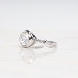 Oval Lab Diamond Ring – Elegant Ring for Women