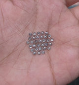 1 CT - 2.0 MM - Salt And Pepper Tambuli cut Round Rose Cut Diamond