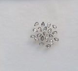 4 x 2.5 MM Salt and Pepper Pear Cut Diamond – Natural Loose Diamond