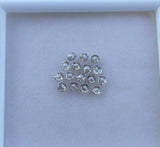 1 CT - 3.5 MM - Salt And Pepper Round Rose Cut Diamond