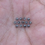 1 CT - 4.0 MM - Salt And Pepper Tambuli cut Round Rose Cut Diamond