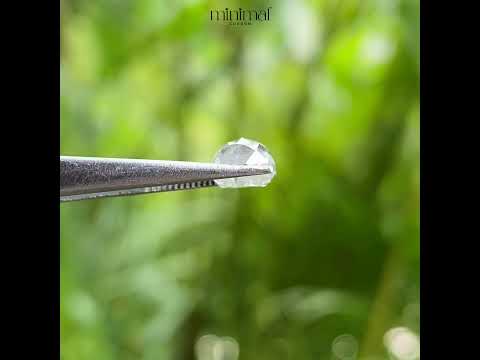 1.60 CT, 7.4 X 5.7 MM | Salt And Pepper Oval Cut Diamond