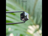 2.14 CT, 8.8 X 6.9 MM | Salt And Pepper Hexagon Cut Diamond