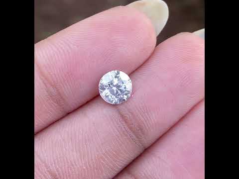 0.97 CT, 6.1 MM | Salt And Pepper Round Brilliant Cut Diamond