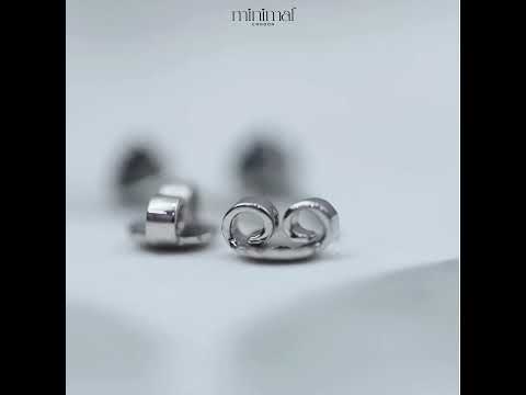Hexagon Stud Earrings
