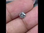 Load and play video in Gallery viewer, 0.51 CT, 5.0 MM | Salt And Pepper Round Brilliant Cut Diamond
