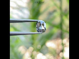 1.38 CT, 7.3 X 5.4 MM | Salt And Pepper Cushion Cut Diamond