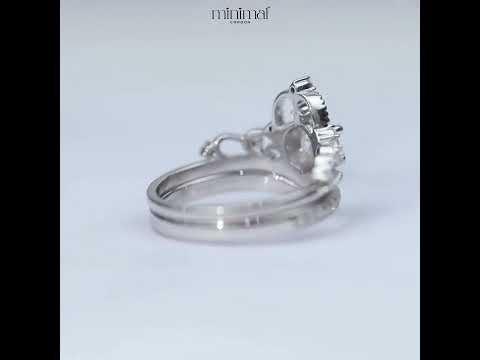 Queen Crown Ring Set