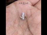 0.90 CT | Natural Diamond | Crescent Diamond & Shield Diamond Pair Set