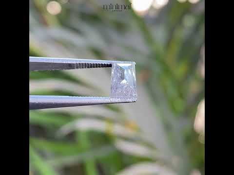 1.26 CT, 6.8 X 4.6 MM | Salt And Pepper Tapered Baguette Cut Diamond