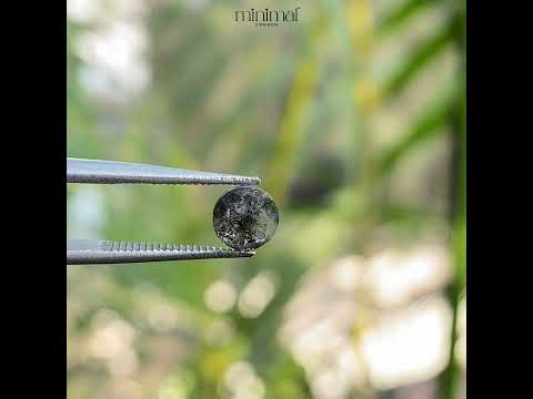0.68 CT, 5.0 MM | Salt And Pepper Round Rose Cut Diamond