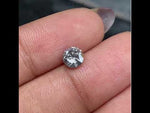 Load and play video in Gallery viewer, 0.66 CT, 5.4 MM | Salt And Pepper Round Brilliant Cut Diamond
