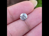 1.05 CT, 6.5 MM | Salt And Pepper Round Brilliant Cut Diamond
